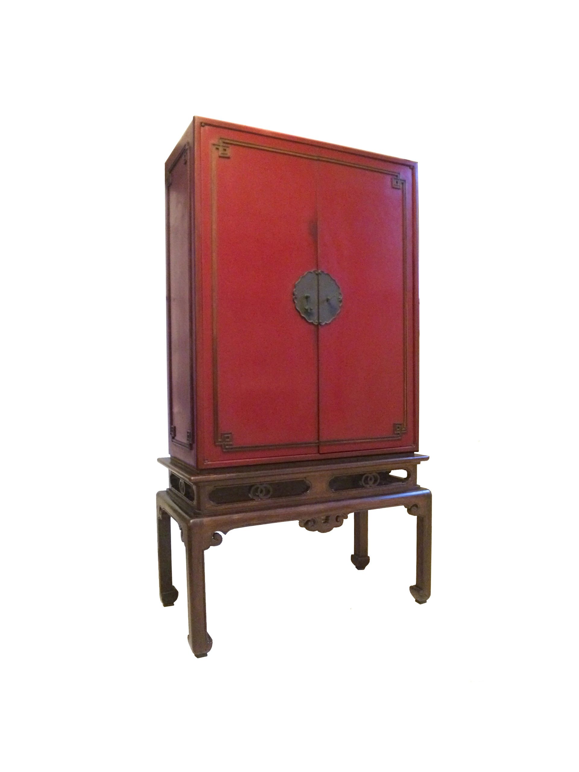 capa armario laca vermelha