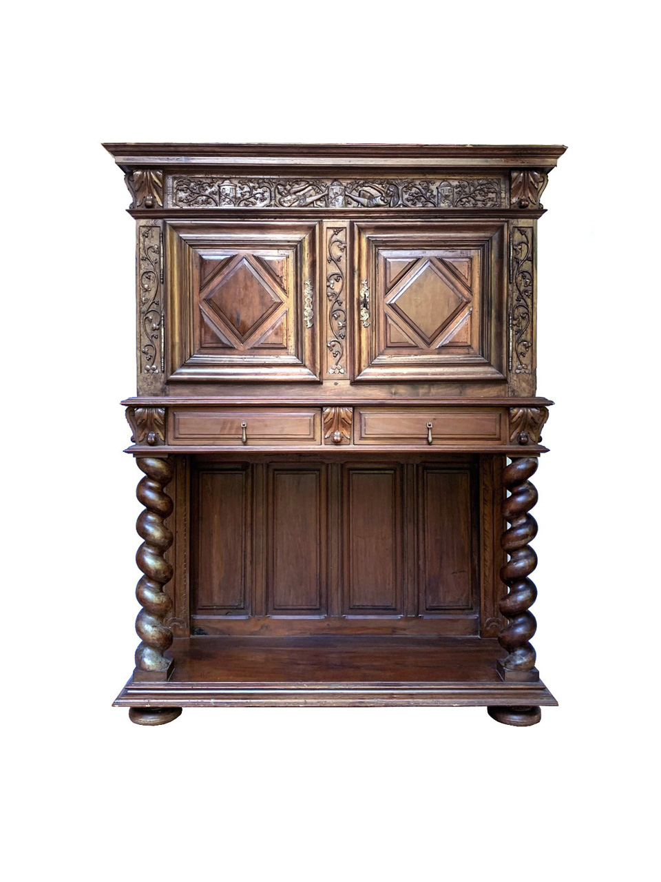 capa cabinet on stand Louis XIII armario 1