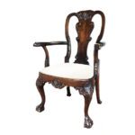 Cadeira estilo Queen Anne / EUA / Século XIX