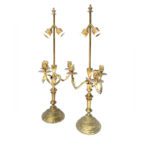 Par de Candelabros Estilo Luís XV / França / Século XIX