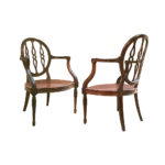 Par de Cadeiras Estilo Hepplewhite / Rio de Janeiro / Anos 40