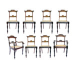 Oito Cadeiras Império / Rio de Janeiro / Século XIX