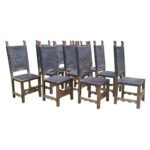 Conjunto de Dez Cadeiras / Estilo Colonial Espanhol / Anos 30-40
